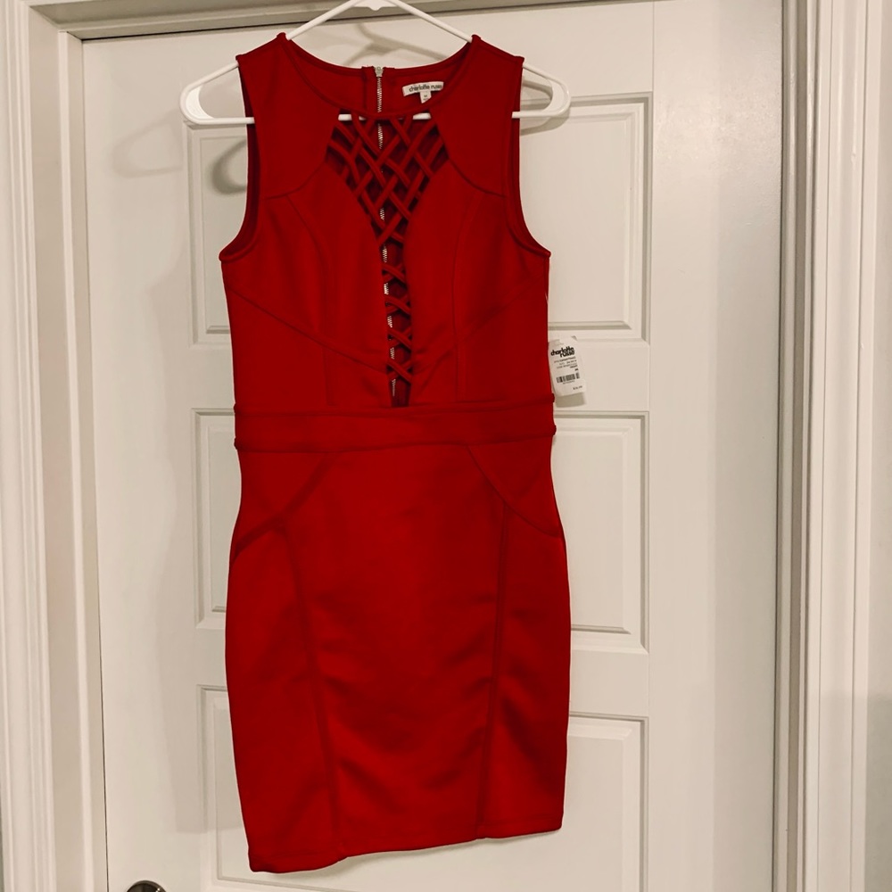 NWT - Red Strappy Valentine’s Day Dress - Size Medium